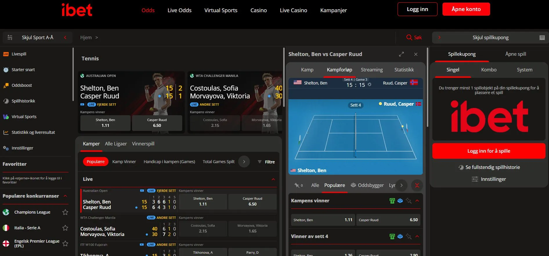 Bonuser og kampanjer Bonuser og kampanjer